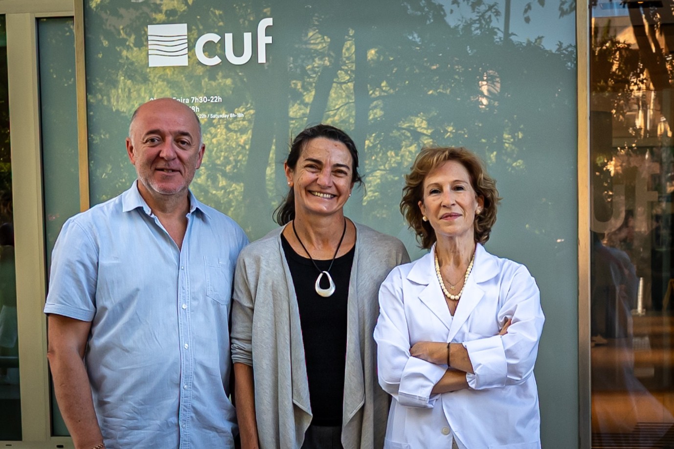 From left to right: José Carlos Ribeiro, Maria Paula Santos and Carla Rêgo, MD, PhD