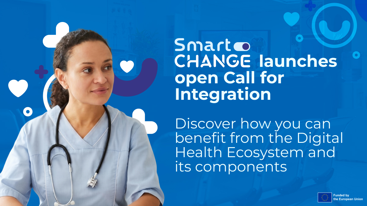 Integration banner with doctor looking at text